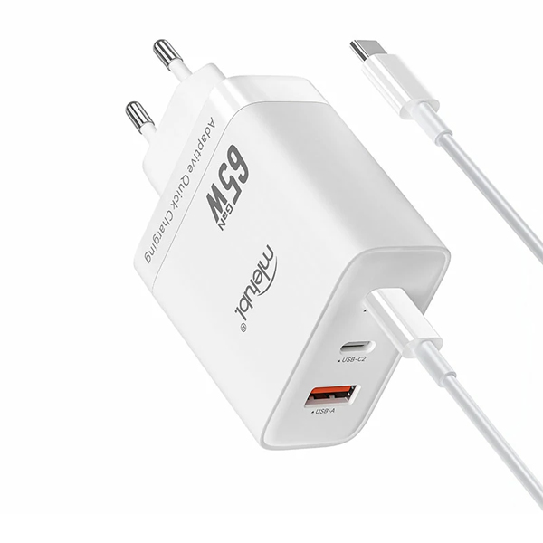 МЗП MIetubl MTB-CS07E 2USB-C + USB 65W + Type-C Cable White