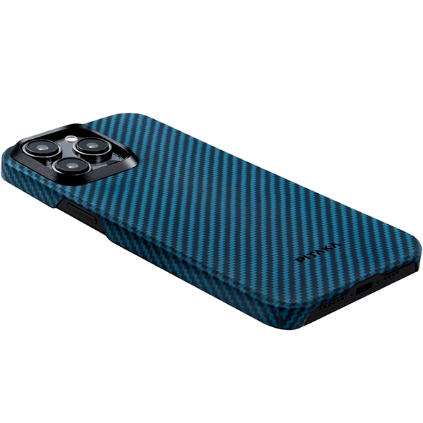 Чехол Pitaka iPhone 15 Pro Max Case with MagSafe Black/Blue (KI1508PM)