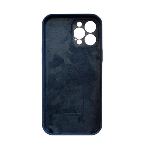 Чехол Soft Touch для Apple iPhone 13 Pro Midnight Blue with Camera Lens Protection Square