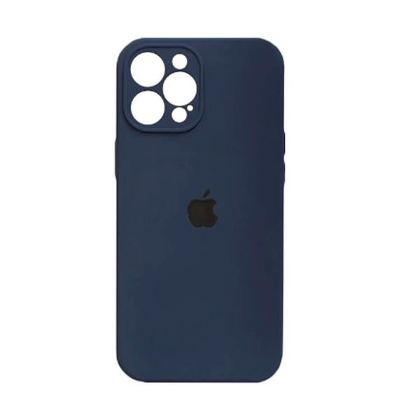 Чехол Soft Touch для Apple iPhone 13 Pro Midnight Blue with Camera Lens Protection Square