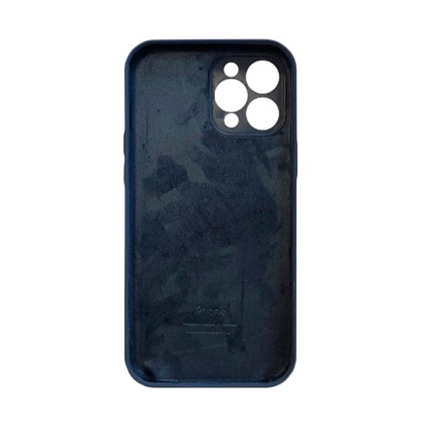 Чехол Soft Touch для Apple iPhone 11 Pro Max Midnight Blue with Camera Lens Protection Square
