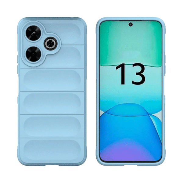 Чехол Cosmic Magic Shield for Xiaomi Redmi 13 4G/Poco M6 4G Light Blue with Camera Lens