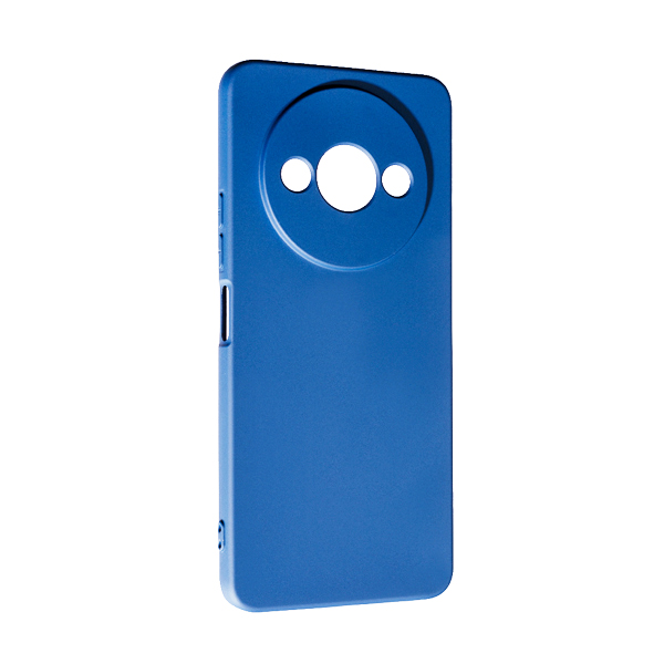 Чехол Original Soft Touch Case for Xiaomi Redmi A3/Poco C61 Midnight Blue with Camera Lens