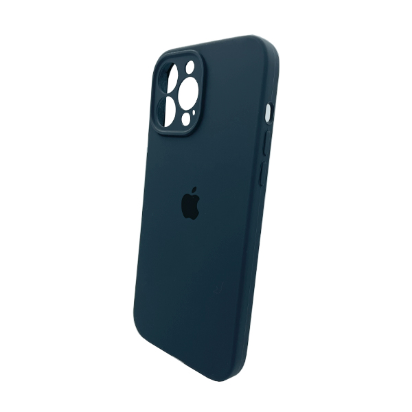 Чехол Soft Touch для Apple iPhone 13 Pro Max Midnight Blue with Camera Lens Protection