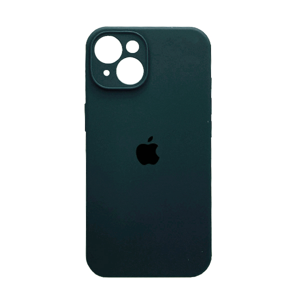 Чехол Soft Touch для Apple iPhone 15 Midnight Blue with Camera Lens Protection