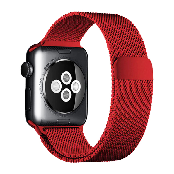 Ремешок для Apple Watch 38mm/40mm Milanese Loop Watch Band Red