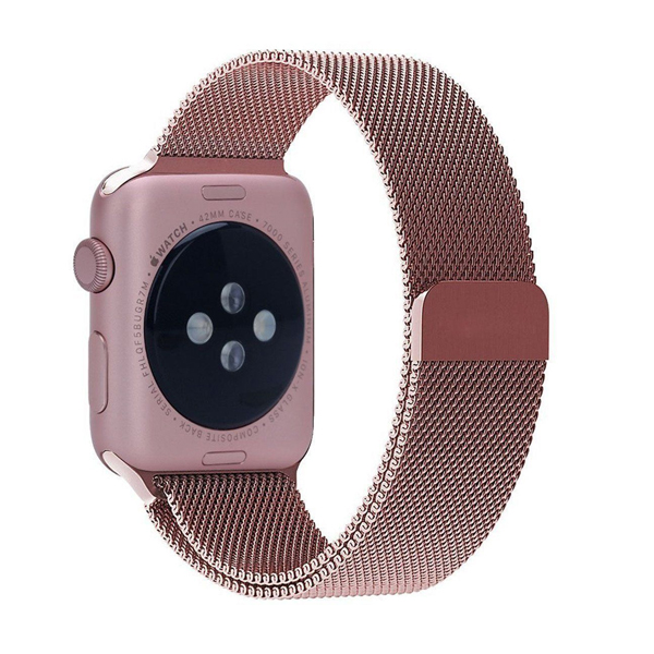 Ремінець для Apple Watch 42mm/44mm Milanese Loop Watch Band Rose Gold
