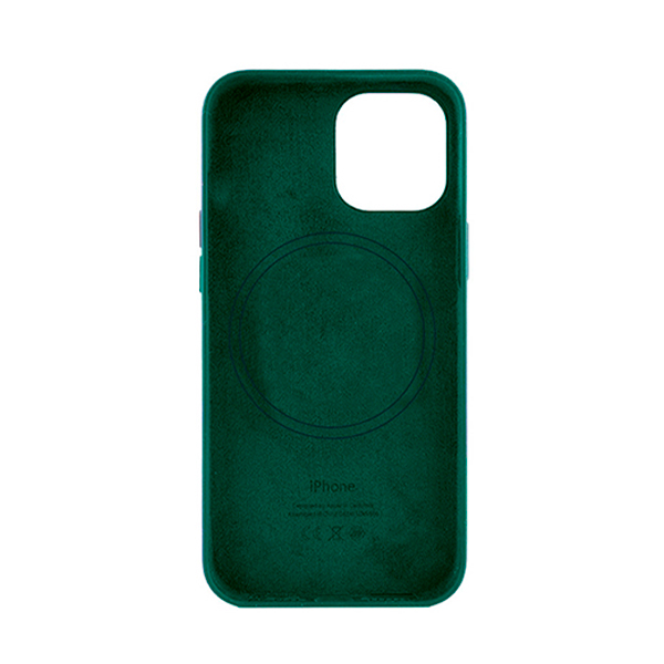 Чохол Leather Case для iPhone 13/14 with MagSafe Military Green