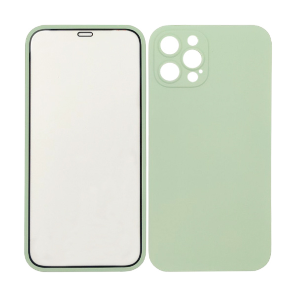 Чохол Sigma 360 Full Body Protection Back Case + Glass для iPhone 12  Pro Green