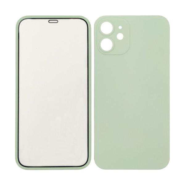 Чохол Sigma 360 Full Body Protection Back Case + Glass для iPhone 12 Mini Green