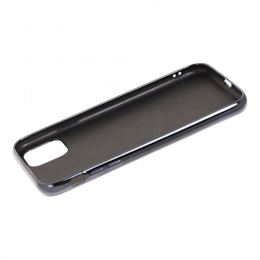 Чехол накладка Molan Soft Glass для iPhone 11  Black