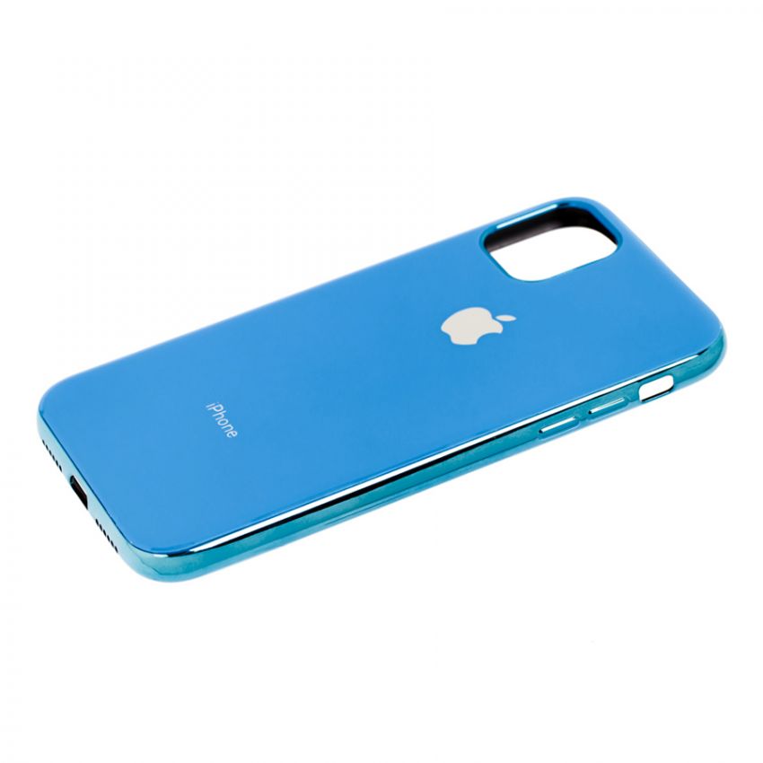 Чехол накладка Molan Soft Glass для iPhone 11  Blue