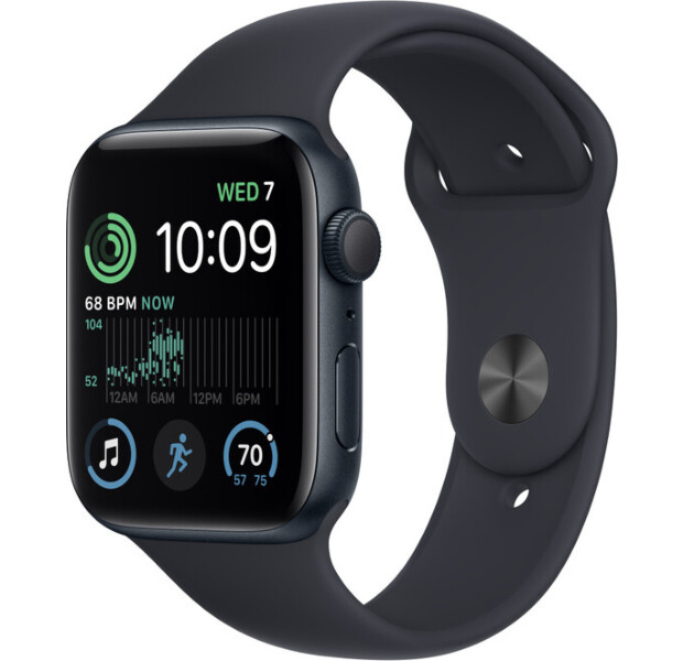 Смарт-годинник Apple Watch Series SE 2 44mm Midnight (MRE93) M/L українська версія