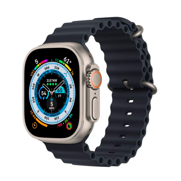Смарт-годинник Apple Watch Ultra Cellular 49mm Titanium/Midnight Ocean Band (MQET3)