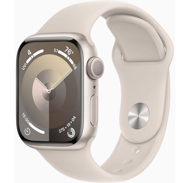 Смарт-годинник Apple Watch Series 9 45mm Starlight (MR973) M/L українська версія