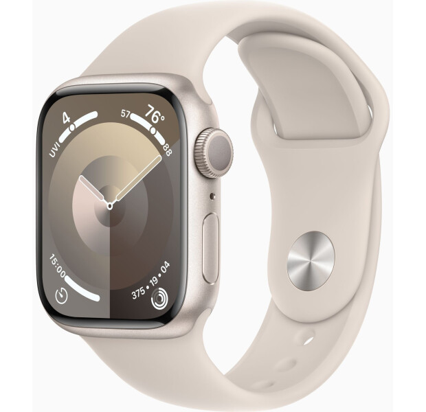 Смарт-годинник Apple Watch Series 9 41mm Starlight (MR8T3) S/M українська версія