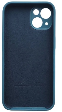 Чохол Soft Touch для Apple iPhone 13/14 Navy Blue with Camera Lens Protection Square