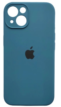 Чохол Soft Touch для Apple iPhone 13/14 Navy Blue with Camera Lens Protection Square