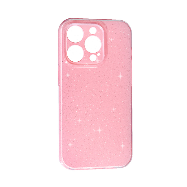 Чохол Silicon Shiny Case iPhone 14 Pro Max Glitter Pink