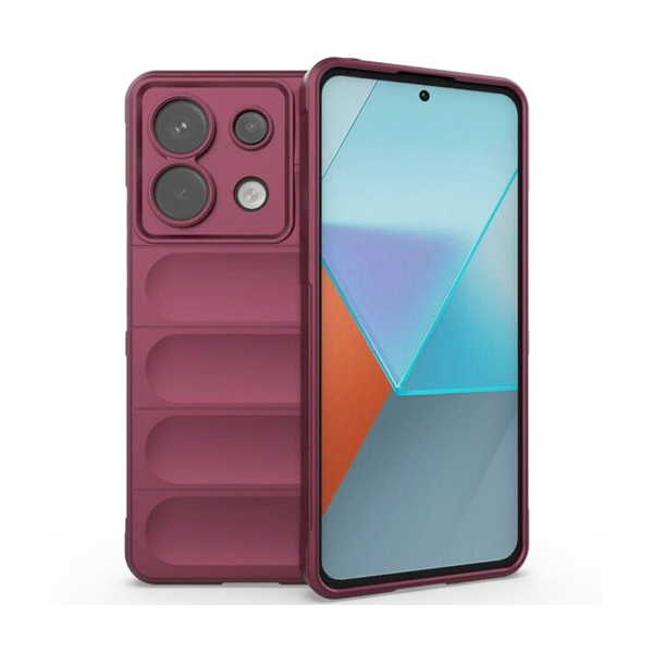 Чохол Cosmic Magic Shield for Xiaomi Redmi Note13 Pro 5G/Poco X6 5G Plum with Camera Lens