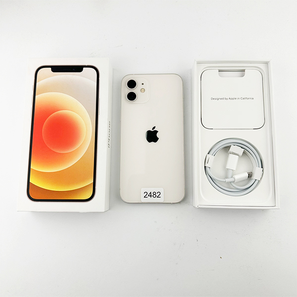 Apple iPhone 12 64GB White Б/У №2482 (Стан 8/10)