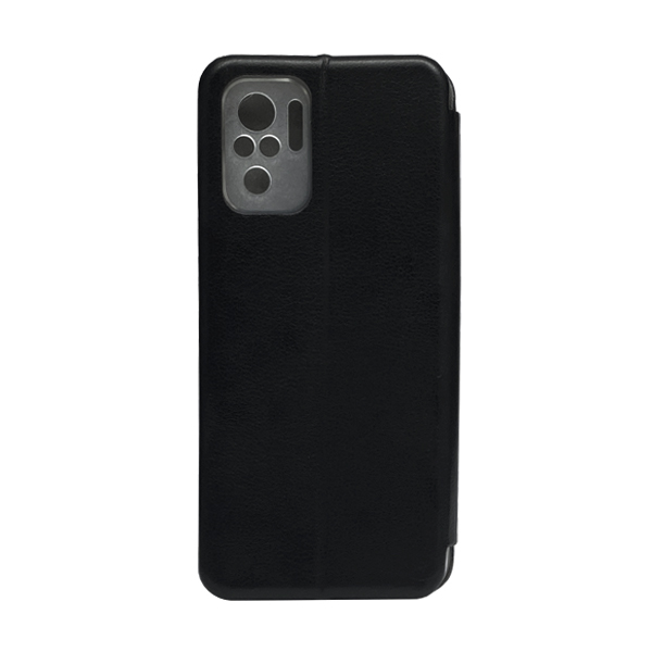 Чохол книжка Kira Slim Shell для Xiaomi Redmi Note 10/Note 10s Black with Camera Lens