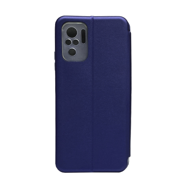 Чохол книжка Kira Slim Shell для Xiaomi Redmi Note 10/Note 10s Dark Blue with Camera Lens