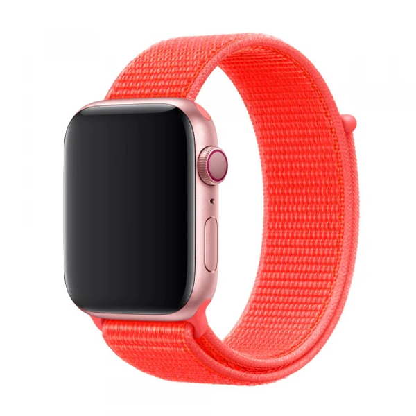 Ремешок для Apple Watch 38mm/40mm Nylon Sport Loop Hot Pink