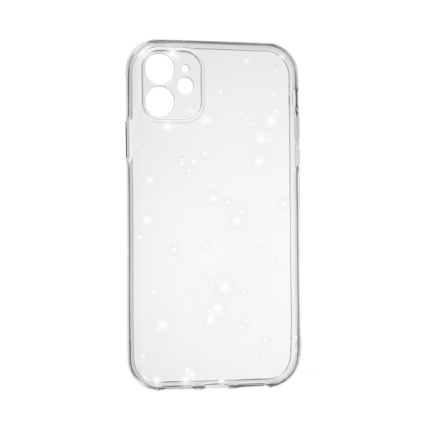 Чохол Silicon Shiny Case iPhone 12 Glitter Clear