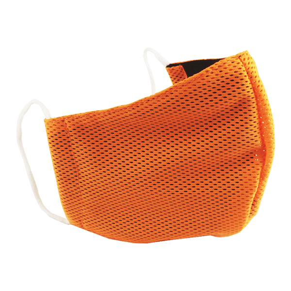 Многоразовая защитная маска для лица Sport оранжевая (размер S)