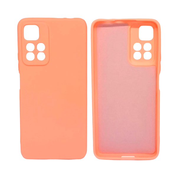 Чехол Original Soft Touch Case for Xiaomi Redmi 10 Orange with Camera Lens