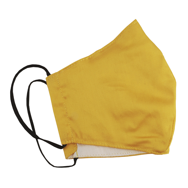Многоразовая защитная маска для лица оранжевая (размер S)