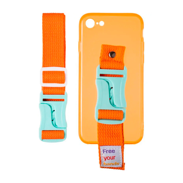 Чехол накладка Free Your Hands Sport Case для iPhone 7/8/SE Orange