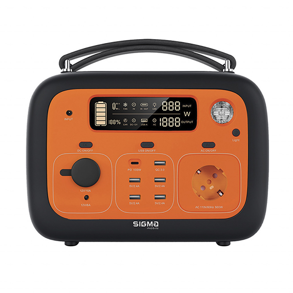 Портативное зарядное устройство Sigma mobile X-power SI140APS Black-orange