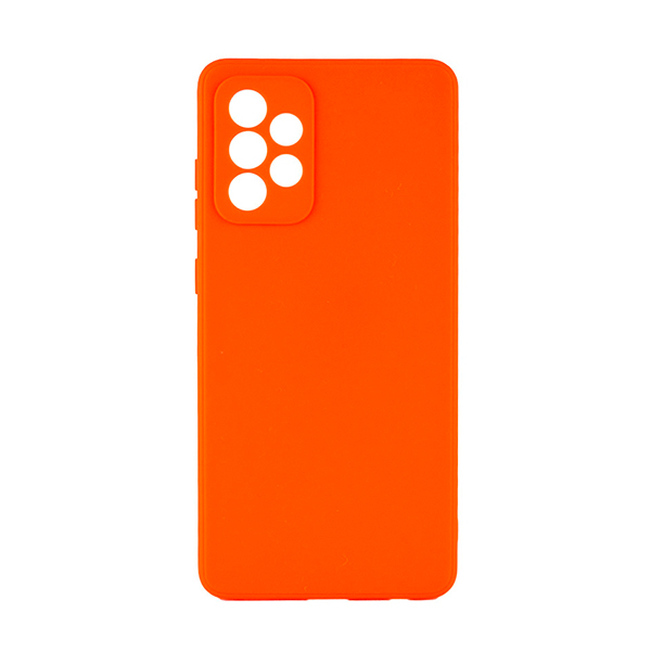 Чохол Original Soft Touch Case for Samsung A52/A525/A52S 5G/A528B Orange with Camera Lens