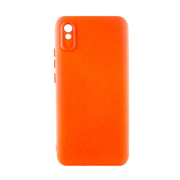 Чохол Original Soft Touch Case for Xiaomi Redmi 9a Orange with Camera Lens