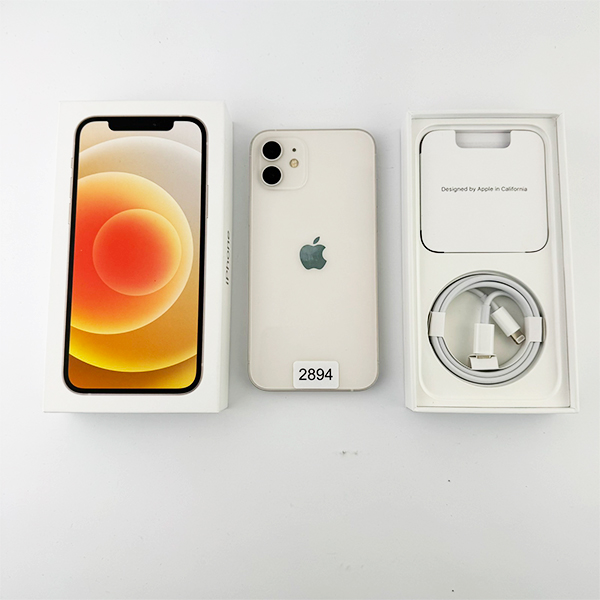Apple iPhone 12 128GB White Б/У №2894 (Стан 8/10)