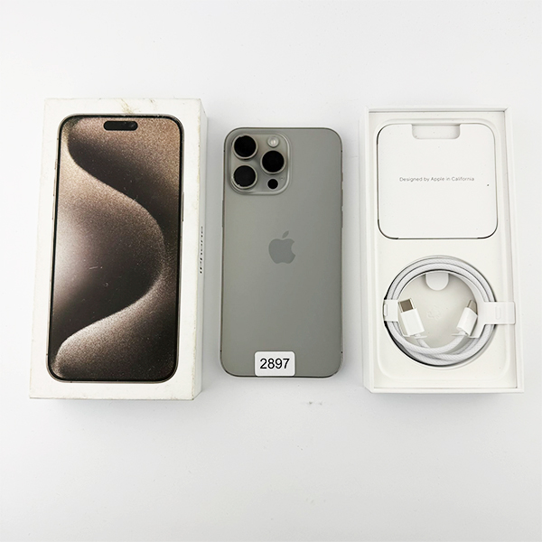 Apple iPhone 15 Pro Max 256GB Natural Titanium Б/У №2897 (Стан 7/10)