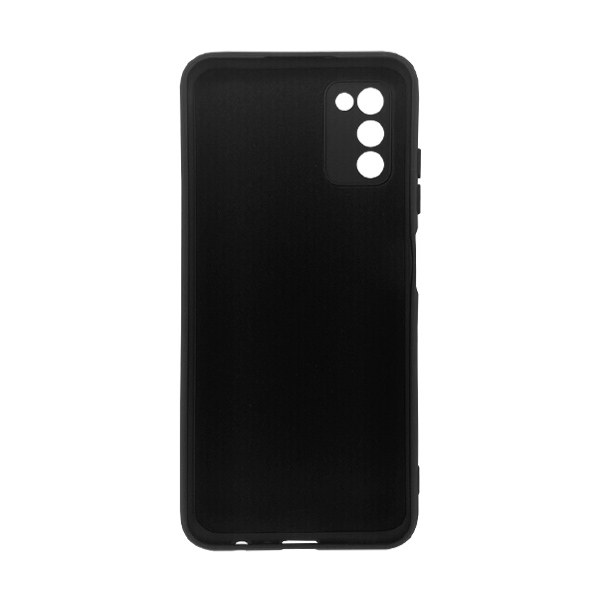 Чохол Original Soft Touch Case for Samsung A03s-2021/A037 Black with Camera Lens