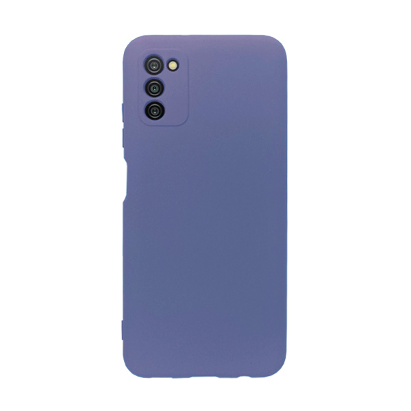 Чехол Original Soft Touch Case for Samsung A03s-2021/A037 Violet with Camera Lens