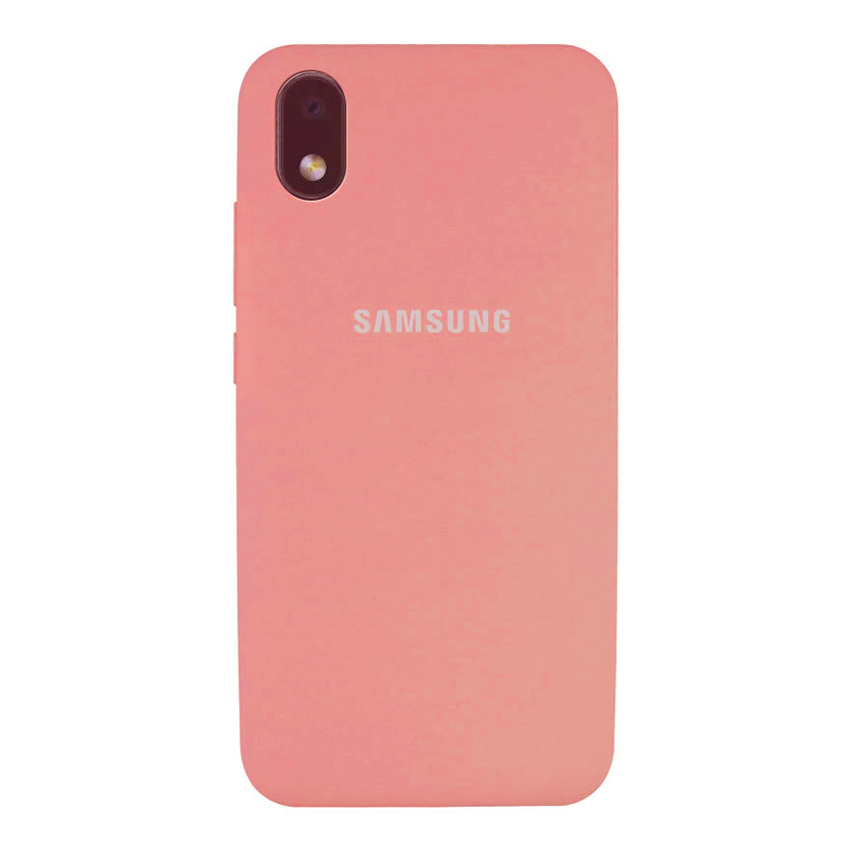 Чохол Original Silicon Case Samsung A01-2020/A015 Pink