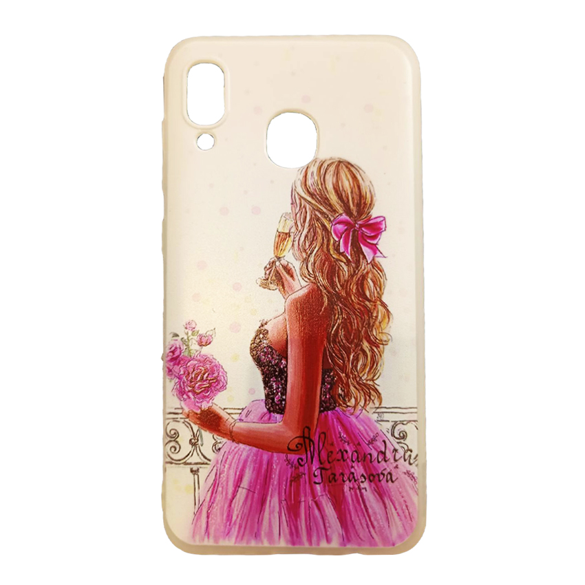 Original Silicon Case Samsung A20-2019/A205/A30-2019/A305 Girl