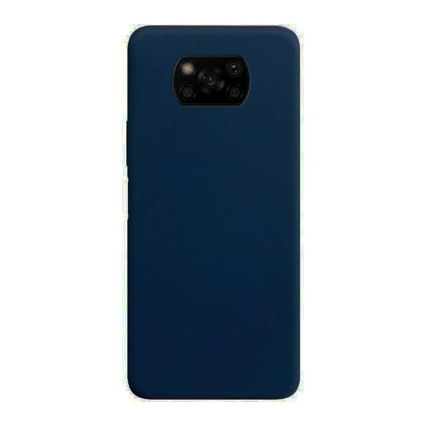 Чохол Original Silicon Case Xiaomi Poco X3 Dark Blue