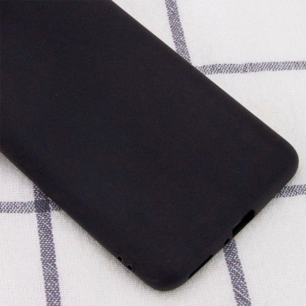 Original Silicon Case Samsung A03s-2021/A037 Black with Camera Lens