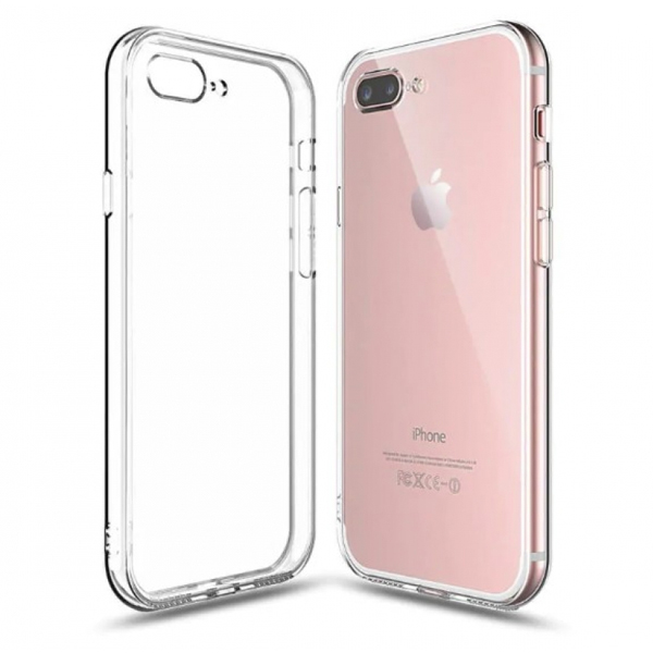 Чохол Original Silicon Case iPhone 8 Plus Clear