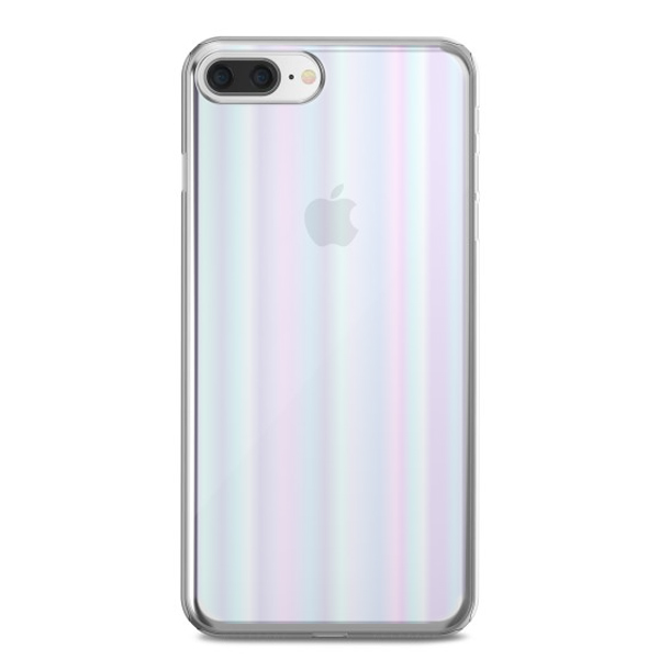 Чохол Original Silicon Case iPhone 8 Plus Hologram Clear