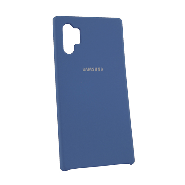 Чехол Original Soft Touch Case for Samsung Note 10 Plus/N975 Blue Cobalt