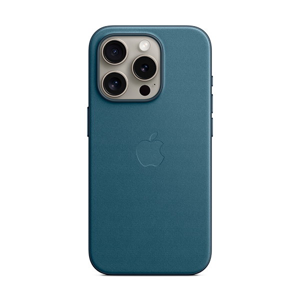 Чохол Apple iPhone 15 Pro FineWoven Case with MagSafe Pacific Blue (MT4Q3)