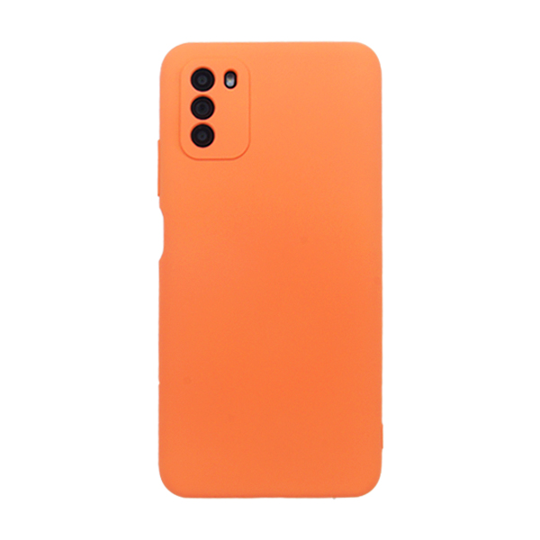 Чехол Original Soft Touch Case for Xiaomi Poco M3 Peach with Camera Lens