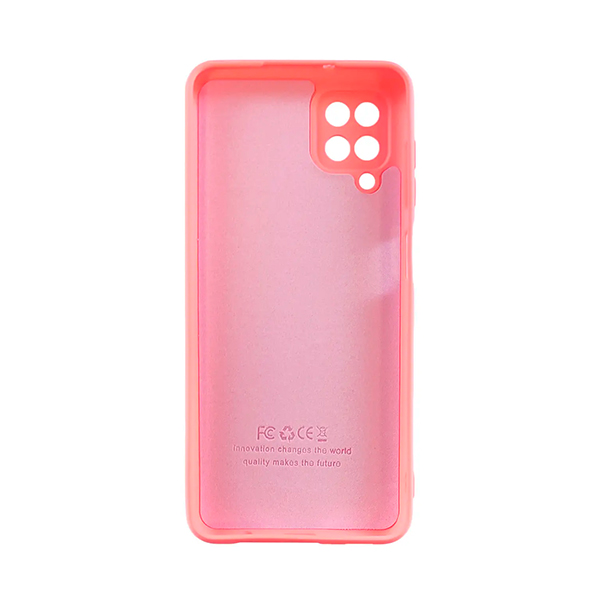 Чехол Original Soft Touch Case for Samsung A12-2021/A125/M12-2021 Peach with Camera Lens